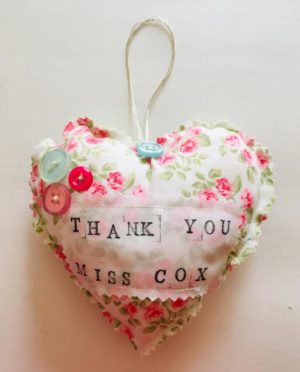 Plush Padded Heart Template