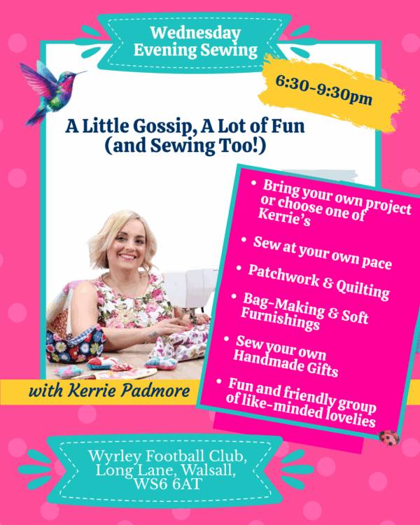 Wednesday Evening Sewing Class
