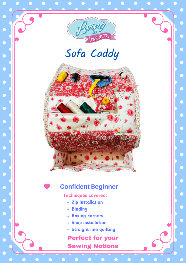 Sofa Caddy Pattern – Living in loveliness