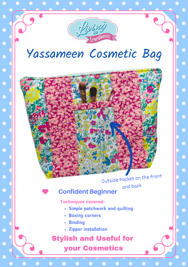 Yassameen Cosmetic Bag Pattern