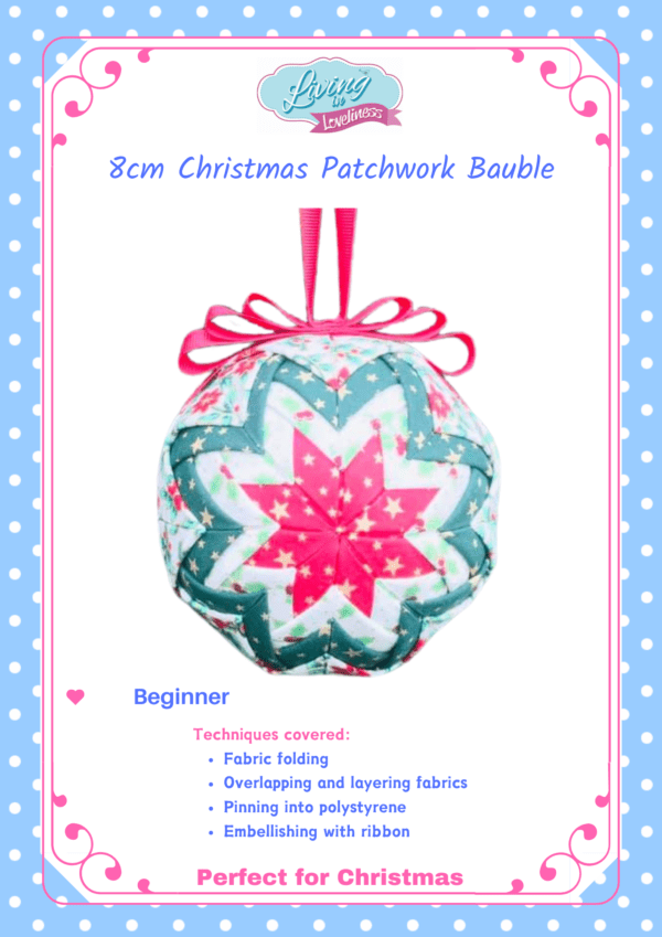 Christmas Patchwork Bauble - Image 2
