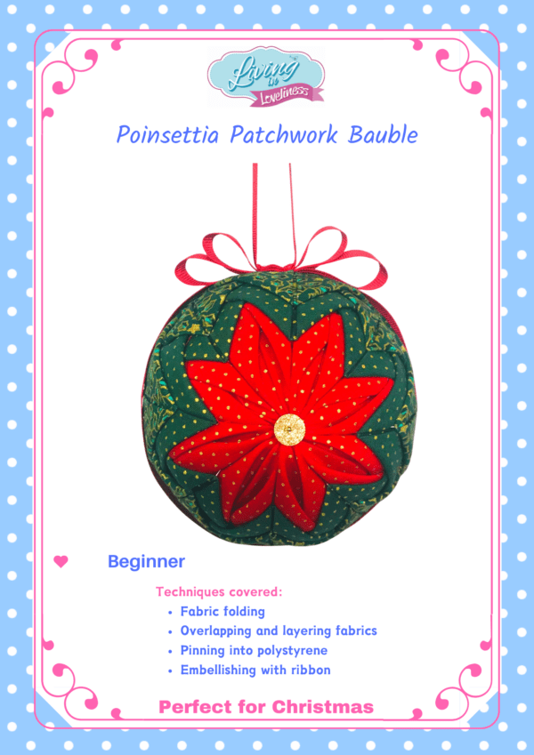 Christmas Poinsettia Bauble
