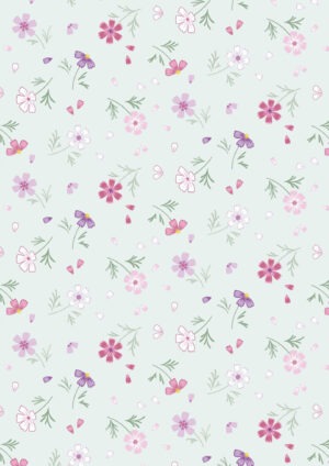 Floral Affections - Pale Teal - CC53.1