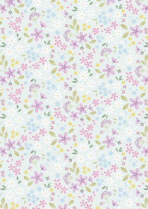 Floral Ode - Light Teal - CC52.2