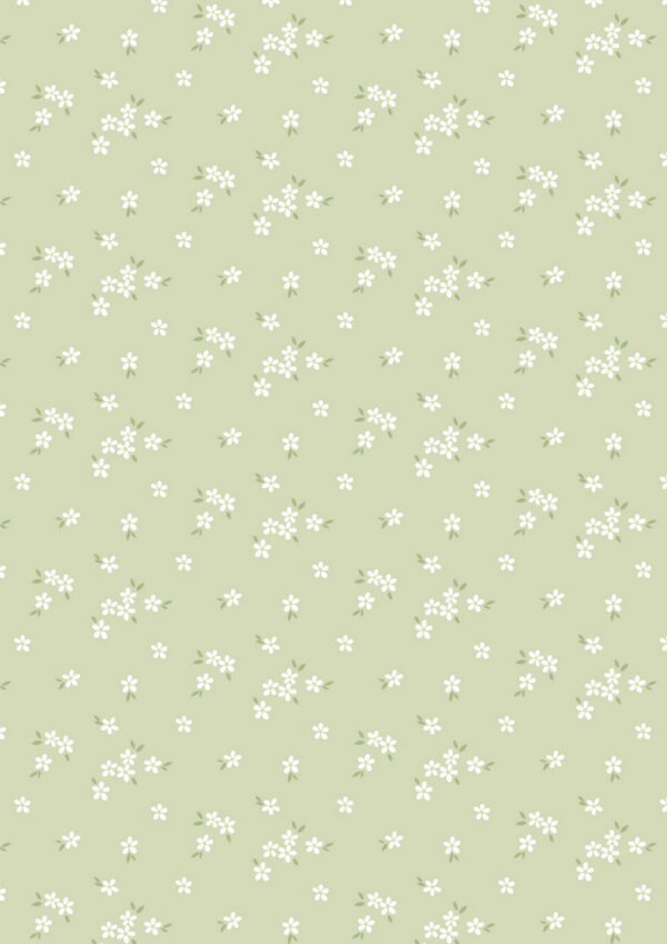 Flowerets - Pale Sage Green - CC50.1