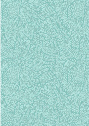 Leaf texture turquoise - A909B