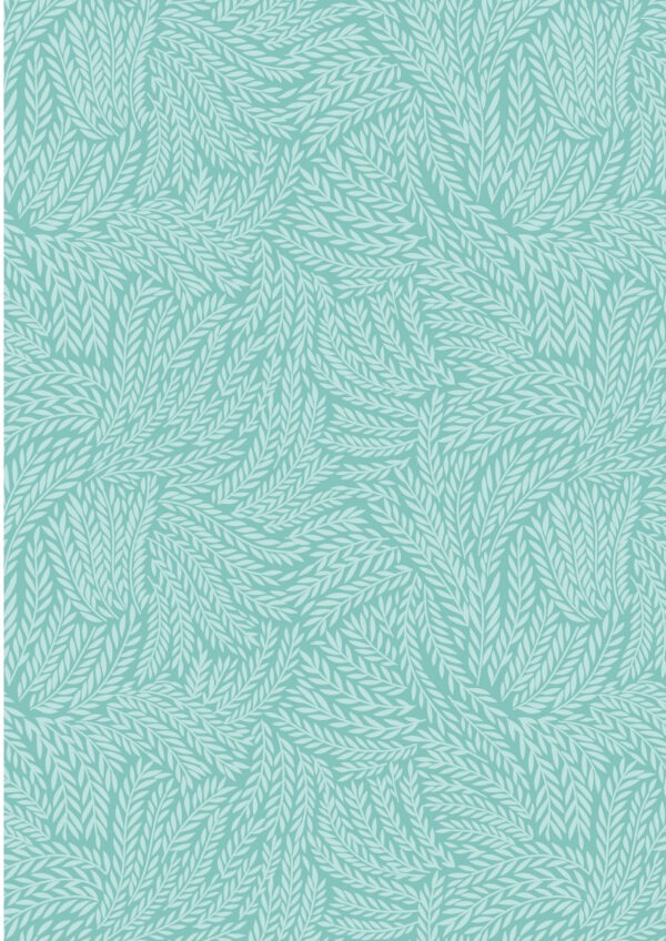 Leaf texture turquoise - A909B