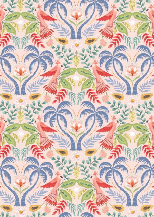 Paradise on peaceful pink - A887B
